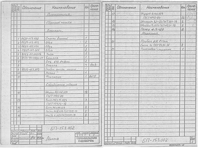 07_БП-153.002_ПетровскийБот_Мачта_Спецификация_1990